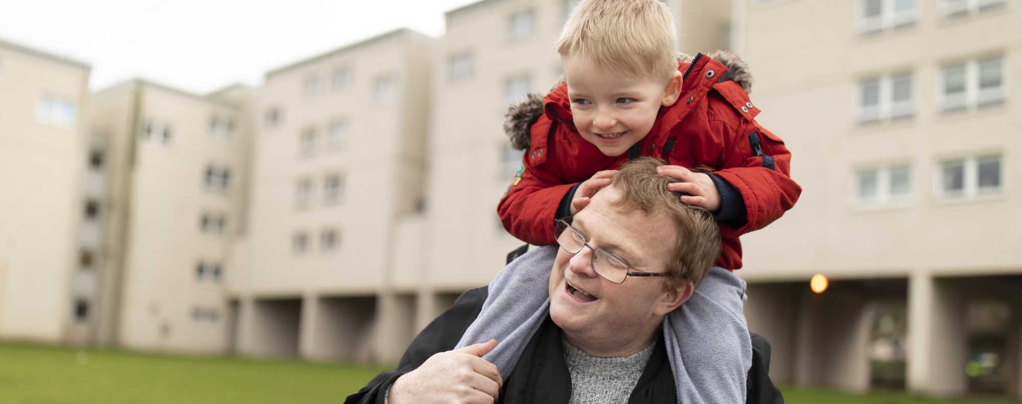 Home Satart UK Ashford volunteer mum and dad pushing triplets